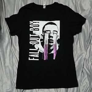 Black Fall Out Boy T-Shirt Womens Size XL
